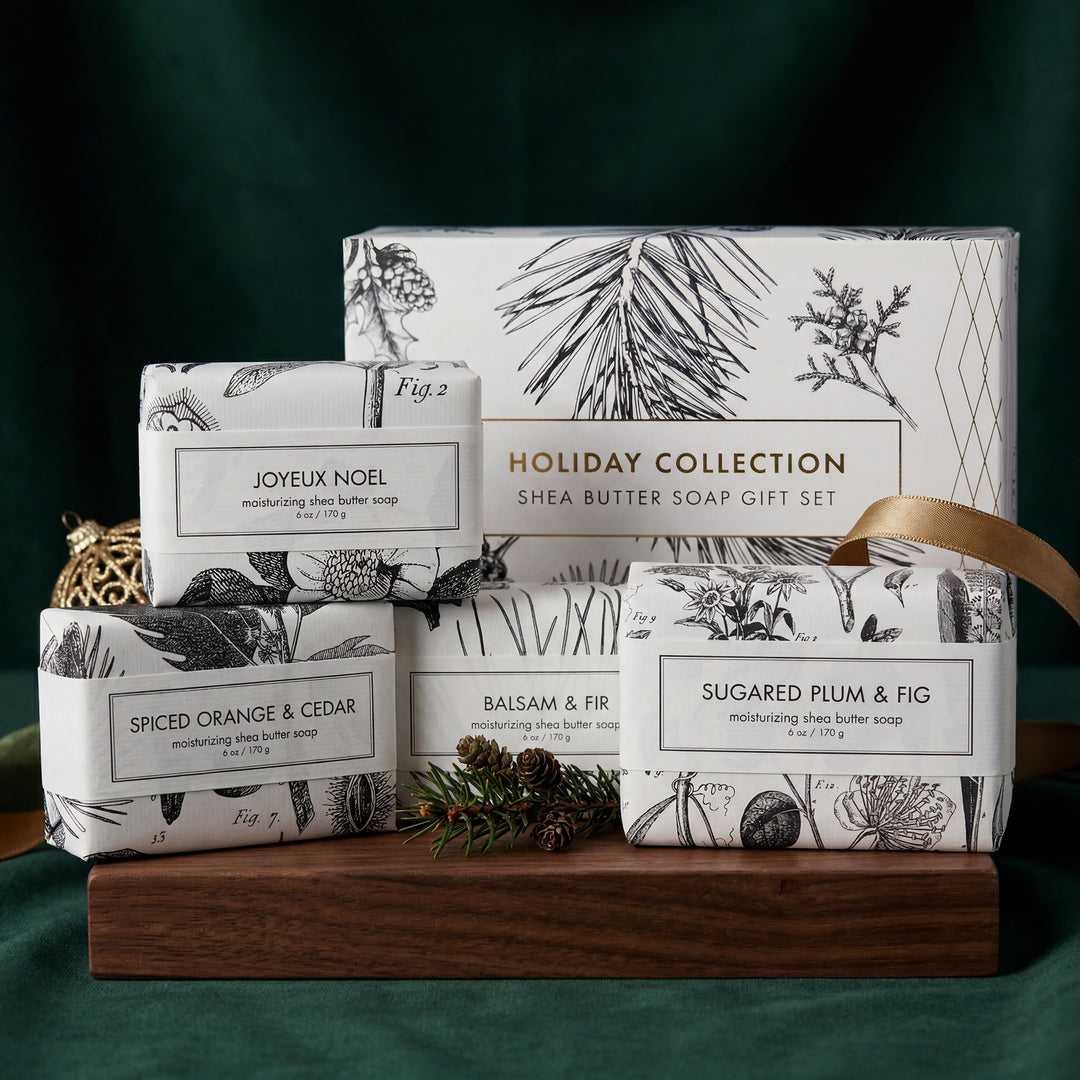 Urlaubsdüfte - Geschenkset mit Sheabutterseife 