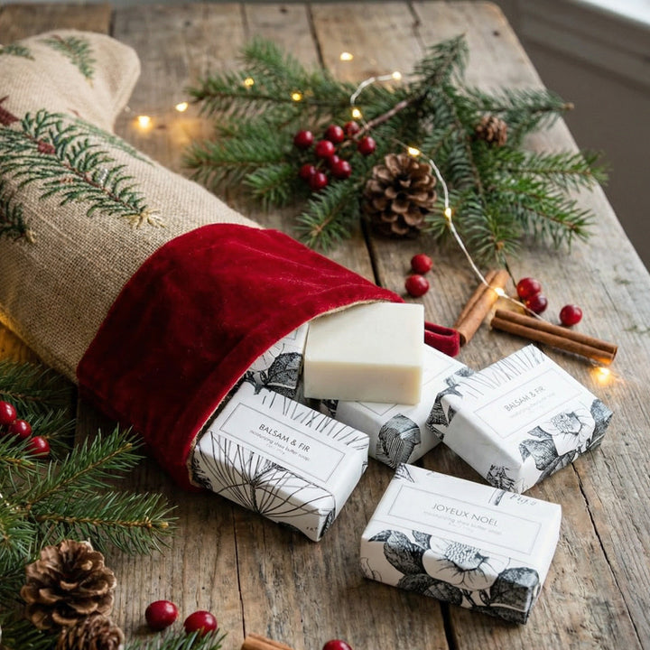 Urlaubsdüfte - Geschenkset mit Sheabutterseife 