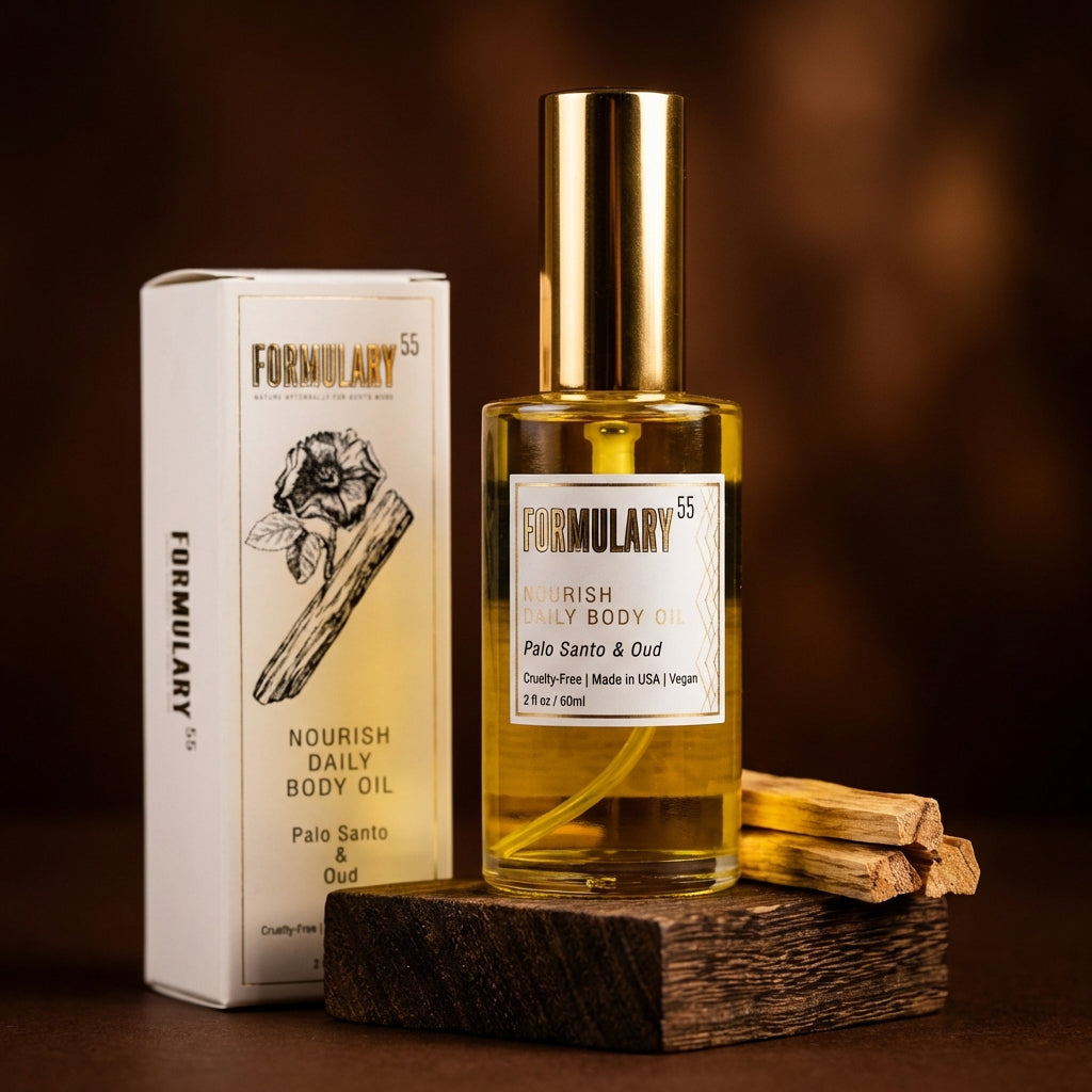Palo Santo &amp; Oud – Pflegendes tägliches Körperöl