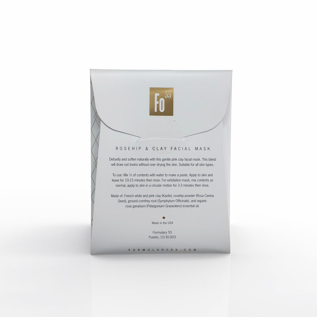 Face Mask Botanical Treatment - ROSEHIP & CLAY
