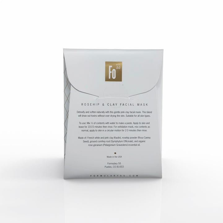 Face Mask Botanical Treatment - ROSEHIP & CLAY
