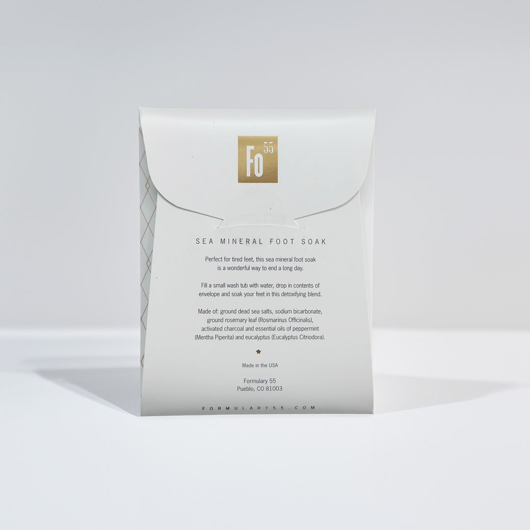 Foot Soak Botanical Treatment - PEPPERMINT & EUCALYPTUS