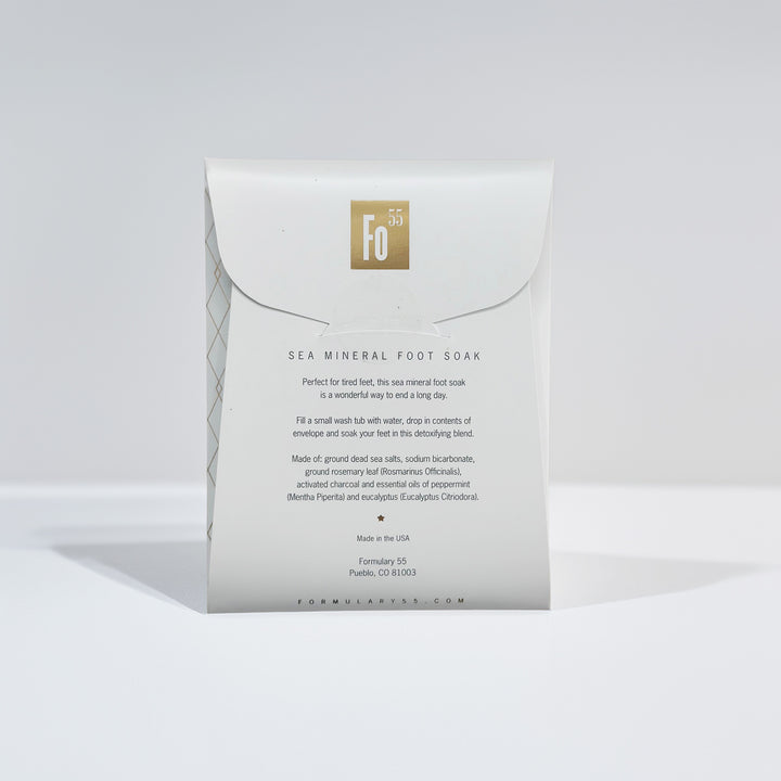 Foot Soak Botanical Treatment - PEPPERMINT & EUCALYPTUS