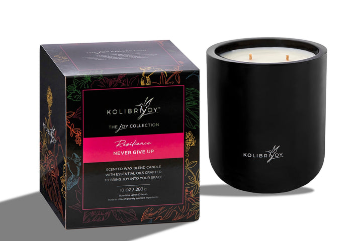 KolibriJoy Resilience Candle - NEVER GIVE UP
