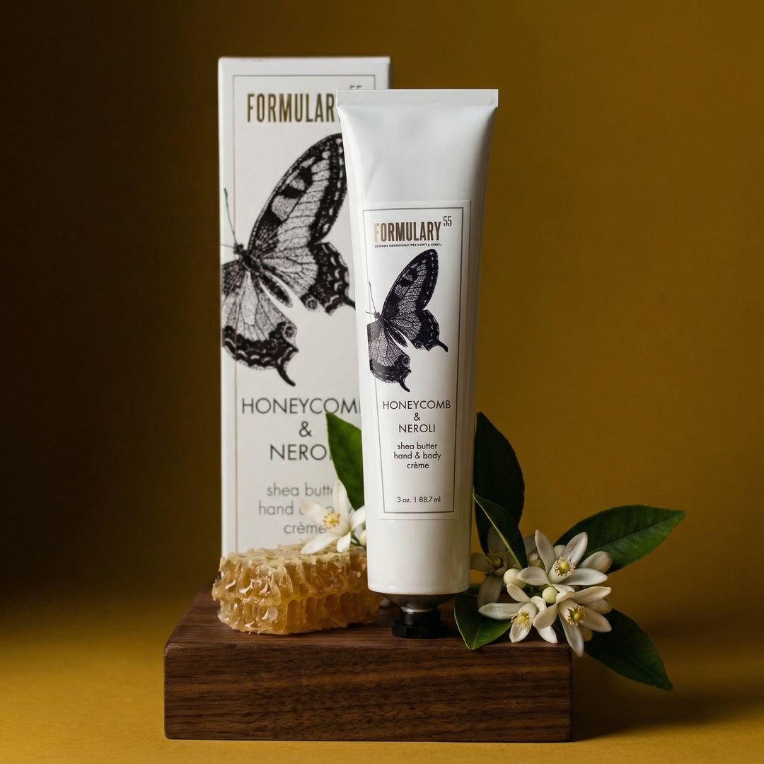 Honeycomb &amp; Neroli – Sheabutter-Hand- und Körpercremetube für unterwegs