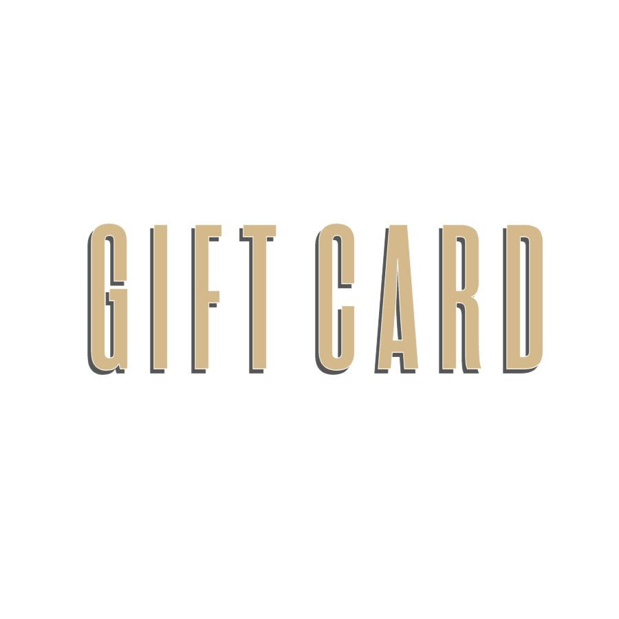 Image with the text "GIFT CARD" displayed in large, gold-colored, uppercase letters on a white background. The font has a shadow effect, giving the text a three-dimensional appearance. The overall look is sleek and minimalistic.